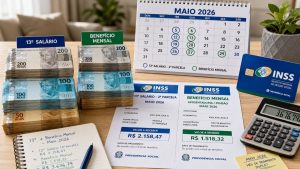 Pagamento duplo INSS em maio: veja quem recebe 13º e benefício