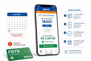 Saque-aniversário FGTS maio: prazo, passo a passo e alertas