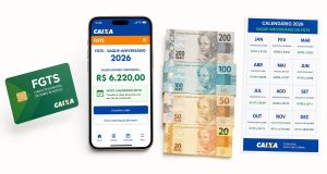 FGTS saque-aniversário: liberação de R$ 6.220 e novo calendário em 2026