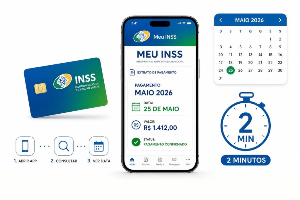 Pagamento do INSS: consulte no Meu INSS e veja a data de maio em 2 minutos