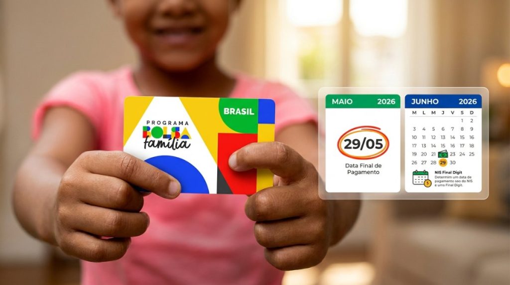 Bolsa Família pagamentos: maio termina em 29/05 e calendário de junho
