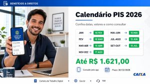 Calendário PIS 2026: datas, valores e como consultar
