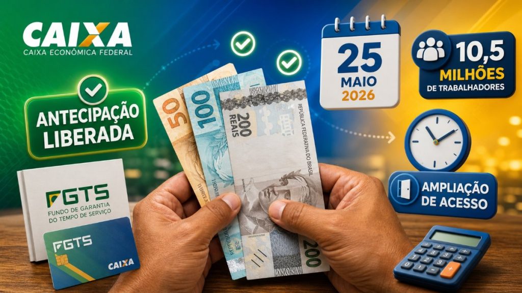 Saque aniversario FGTS: Caixa antecipa R$ 8,5 bi e amplia acesso