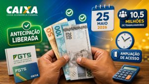 Saque aniversario FGTS: Caixa antecipa R$ 8,5 bi e amplia acesso