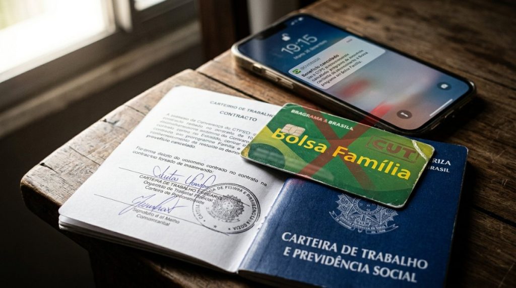 Carteira assinada Bolsa Família: nova regra corta benefício automaticamente