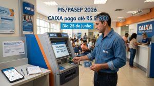 Depósitos PIS/Pasep: CAIXA paga R$ 2.900 no dia 25 de junho