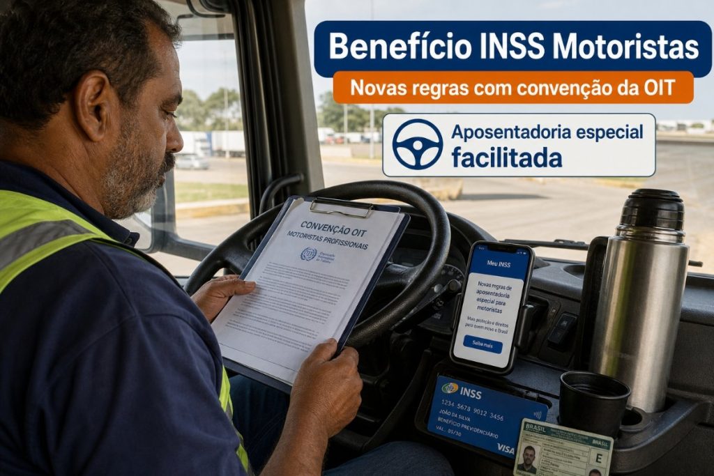 Benefício INSS motoristas: o que muda com a convenção da OIT