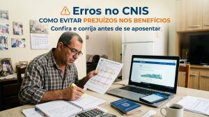 Erros no CNIS: como evitar prejuízos nos benefícios do INSS