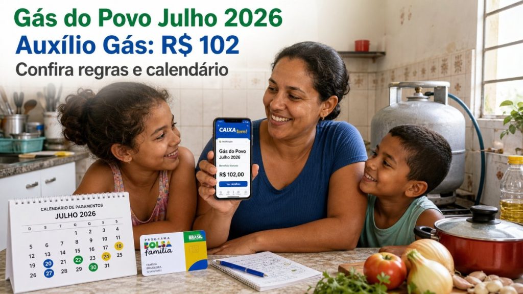 Gás do Povo julho: regras, consulta, valores e calendário
