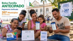 Bolsa Familia antecipado: pagamento unificado atinge 207 municípios
