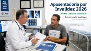 Aposentadoria por invalidez 2026: quem tem direito, cálculo e como solicitar