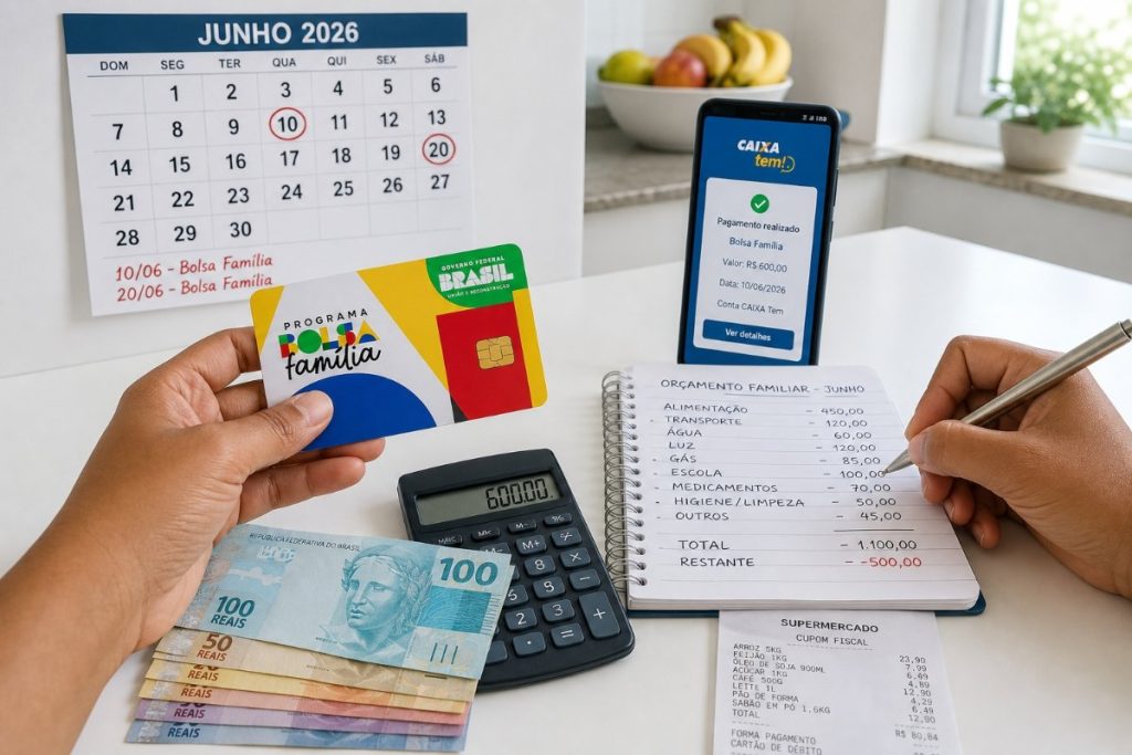 Bolsa Família junho 2026: calendário e valores