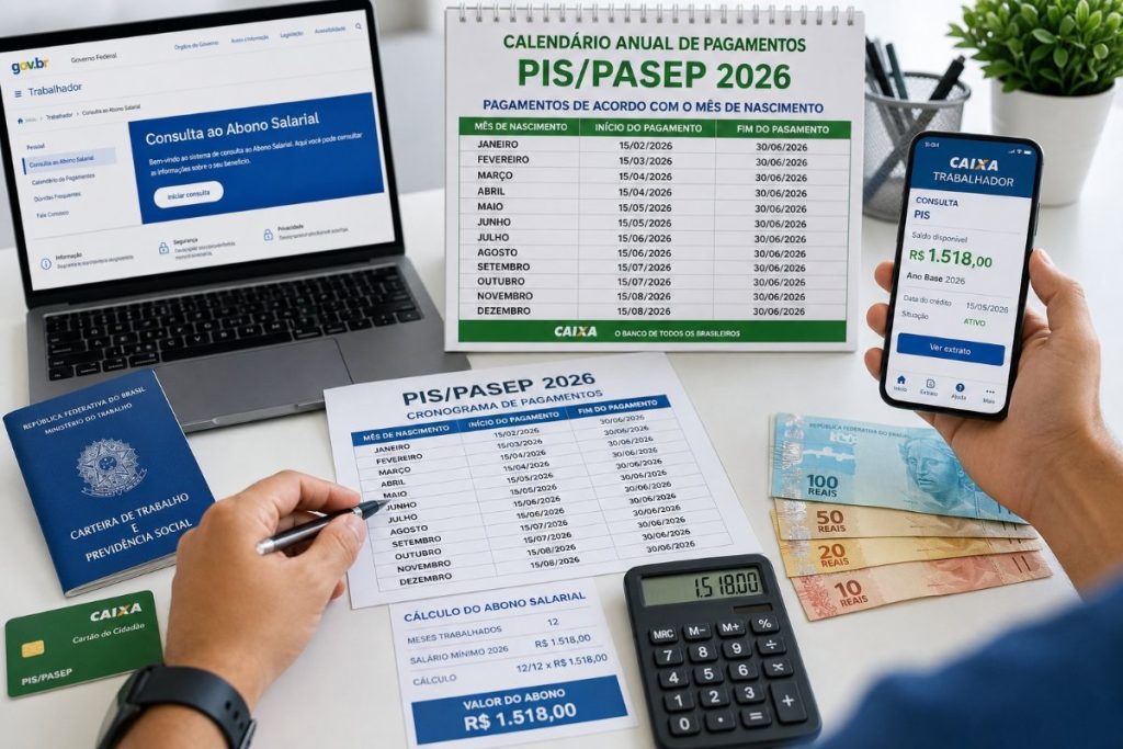 PIS Pasep 2026: calendário, consulta e pagamentos