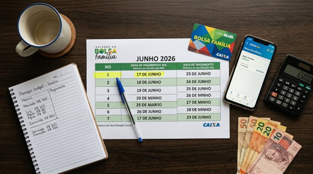 Calendário Bolsa Família junho: quem recebe primeiro e valores