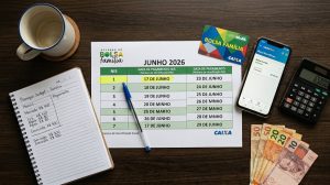 Calendário Bolsa Família junho: quem recebe primeiro e valores