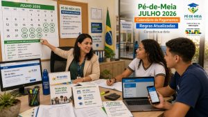 Calendário Pé-de-Meia julho: pagamentos e regras atualizadas
