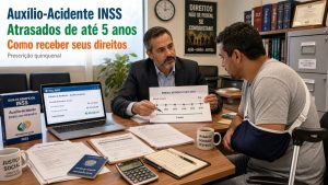 Auxilio-acidente INSS: como receber atrasados de até cinco anos