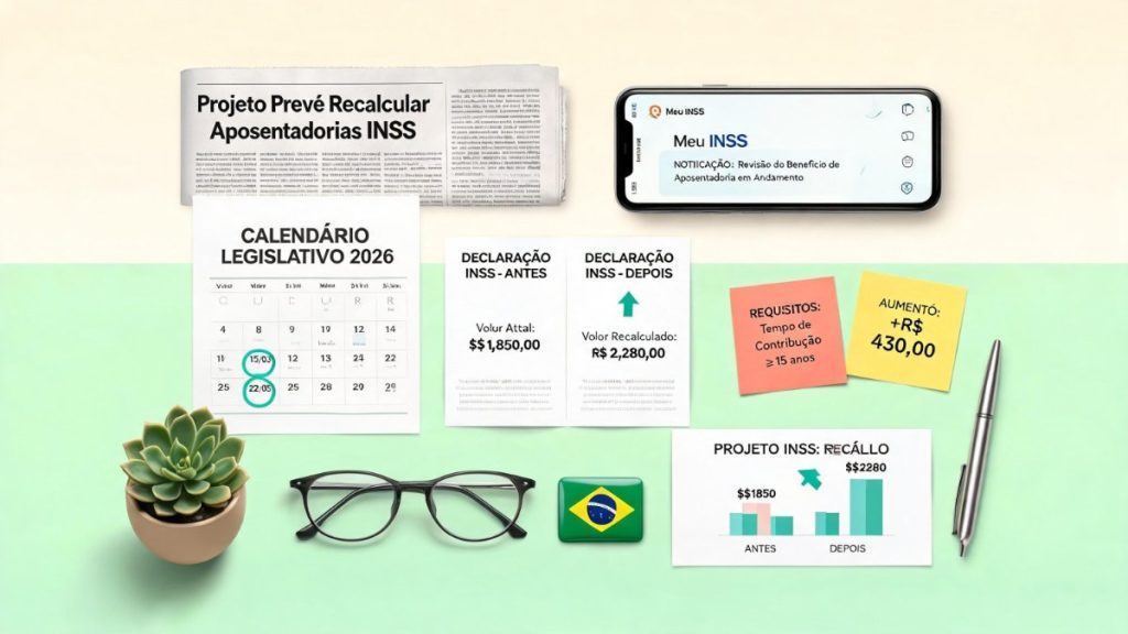Projeto prevê recalcular aposentadorias INSS; veja quem pode ser beneficiado